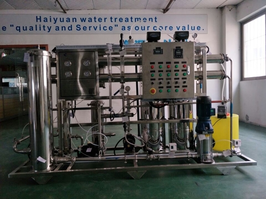 Planta de tratamiento de aguas minerales SUS304/316, planta de agua de ósmosis inversa 100000L/hr