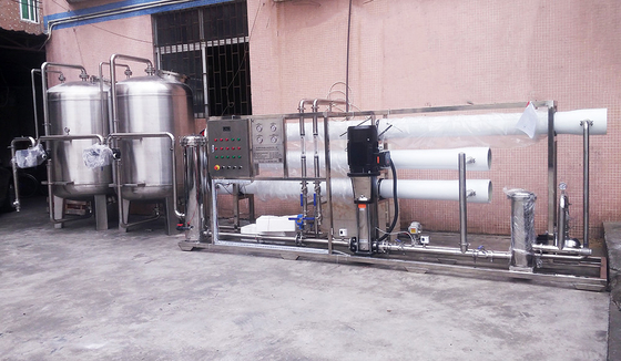 Planta de tratamiento de aguas minerales SUS304/316, planta de agua de ósmosis inversa 100000L/hr