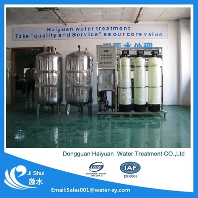 Planta de purificación de agua automática 1000L / Hour RO 220-400V PLC