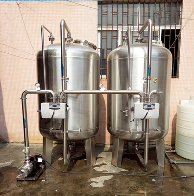 Instalación de tratamiento en contenedor de la ósmosis reversa del agua de la perforación 10m3/H