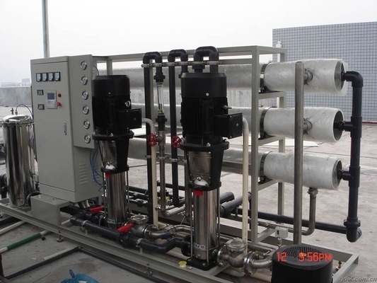 Sistema de ósmosis reversa del tratamiento de aguas del RO del PLC 10000L/H para el agua potable