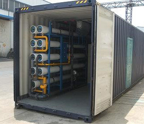 Las compañías móviles transportadas en contenedores de Euqipment de la unidad de sistemas del tratamiento de aguas transportaron en contenedores sistemas de tratamiento de aguas