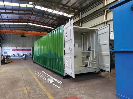 Las compañías móviles transportadas en contenedores de Euqipment de la unidad de sistemas del tratamiento de aguas transportaron en contenedores sistemas de tratamiento de aguas