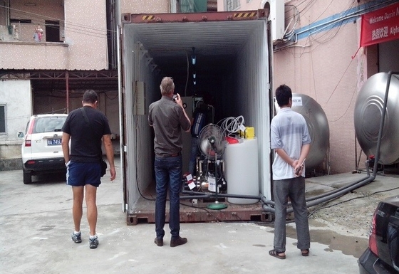 Máquina agujereada en contenedor de la desalación del agua bien del mar de la máquina de la desalación del agua de mar del agua salada del agujero para la irrigación
