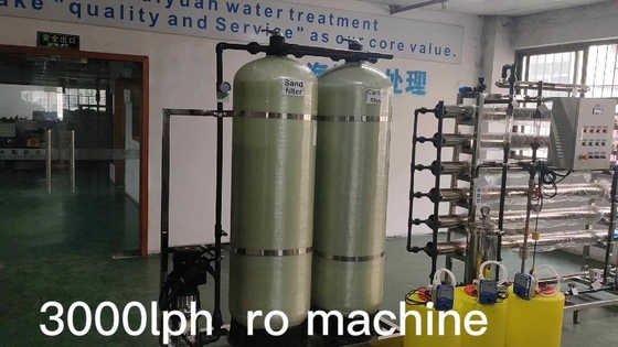 Sistema de purificación de agua de pozo subterráneo de 3000lph Precio Sistemas de purificación de agua salada