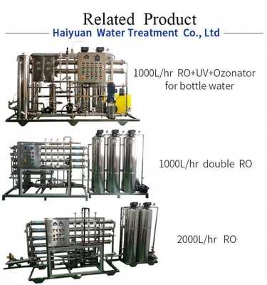 Sistema de purificación de agua de pozo subterráneo de 3000lph Precio Sistemas de purificación de agua salada