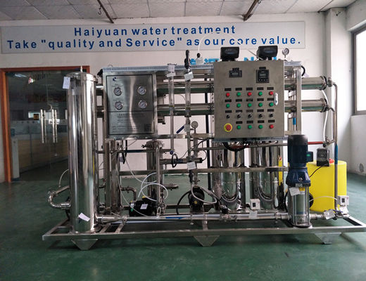 Agua salada purificada comercial de la agua de mar 250LPH a la máquina del agua potable