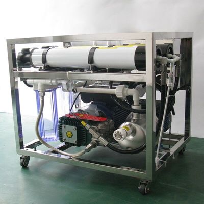 Desalinizadora portátil para el tratamiento de la agua de mar