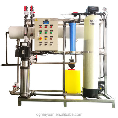 máquina pura automática del agua, agua potable purificada para la comida/la fábrica de la bebida, planta del ro