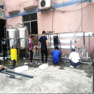 Equipo del tratamiento del agua potable Purified, sistema de los filtros de agua, equipo de la ósmosis reversa