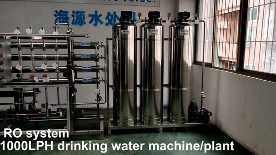Planta salobre del RO del agua SUS304, agua de mar del PLC a la máquina del agua potable