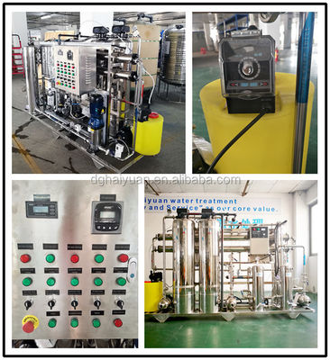 Planta salobre del RO del agua SUS304, agua de mar del PLC a la máquina del agua potable