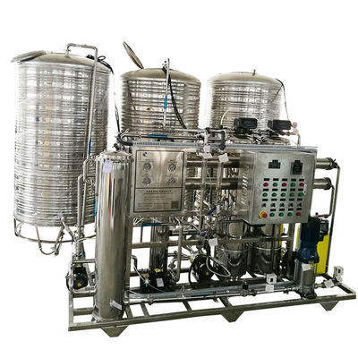 Planta salobre del RO del agua SUS304, agua de mar del PLC a la máquina del agua potable