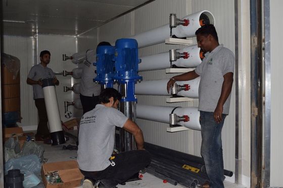 1.65kw transportó en contenedores la depuradora, planta del rO del lph SS304 3000