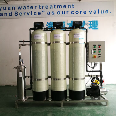 eficacia 450kg de la recuperación del filtro de agua del manganeso del hierro 2000L/Hour 70%-75%
