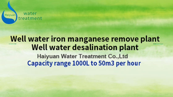 material del acero de carbono del filtro de agua del manganeso del hierro 3000L/Hour 110V-460V 60HZ