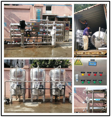 membrana comercial del DOW del material del sistema 19.5KW SUS304 del filtro de agua de Osmose