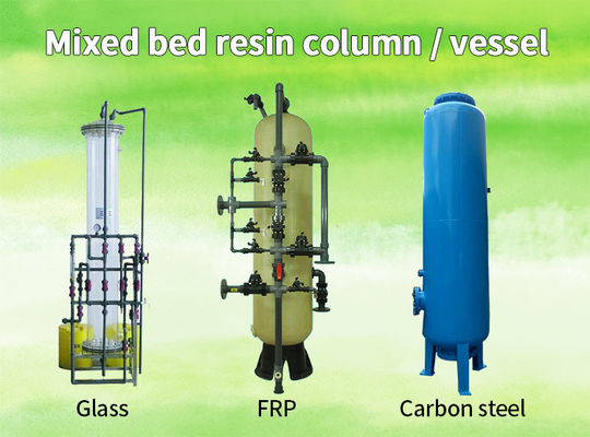 10000L/Hour Ion Exchange Water Purification Di Filter que alimenta el agua cruda