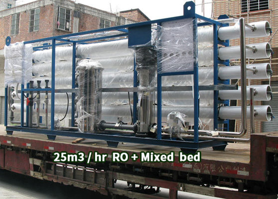 10000L/Hour Ion Exchange Water Purification Di Filter que alimenta el agua cruda