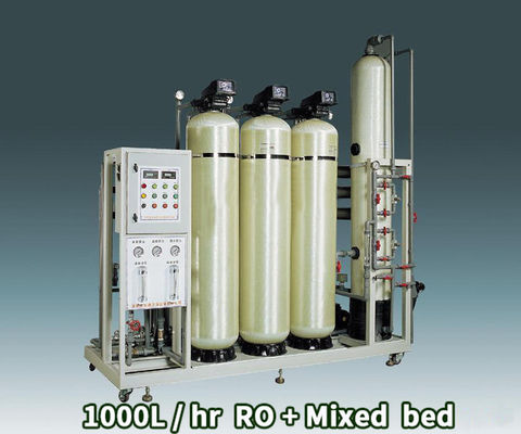 380V desionizó el sistema del filtro de agua, 60HZ Ion Exchange Water Softener Resin