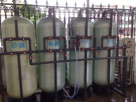 Depuradora en contenedor desmineralizada 1000LPH con el PLC