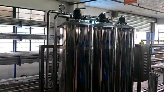 planta del purificador del agua del RO 415V para el uso comercial 60HZ 4000LPH