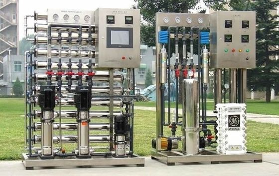 1.5kw desionizó el circuito de agua para el laboratorio 50LPH con PLC Contraol