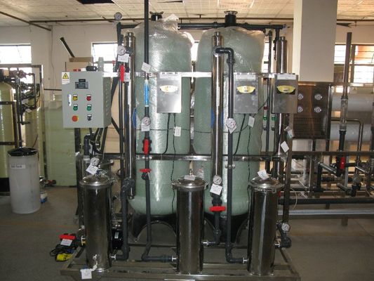 600KG circuito de agua desionizado laboratorio, depuradora de la desmineralización de FRP