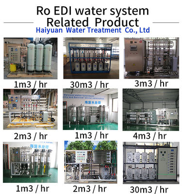 Sistema desmineralizado 1TPH de la purificación de EDI Unit For Water Treatment