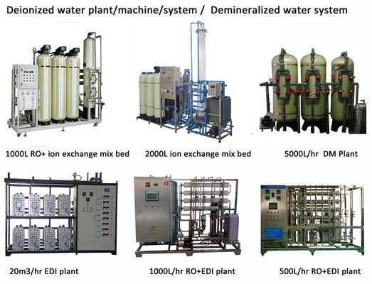 Presión de intercambio iónico industrial 220V de la barra del filtro de agua de la resina 10-15