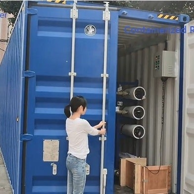 Máquina agujereada en contenedor de la desalación del agua bien del mar de la máquina de la desalación del agua de mar del agua salada del agujero para la irrigación