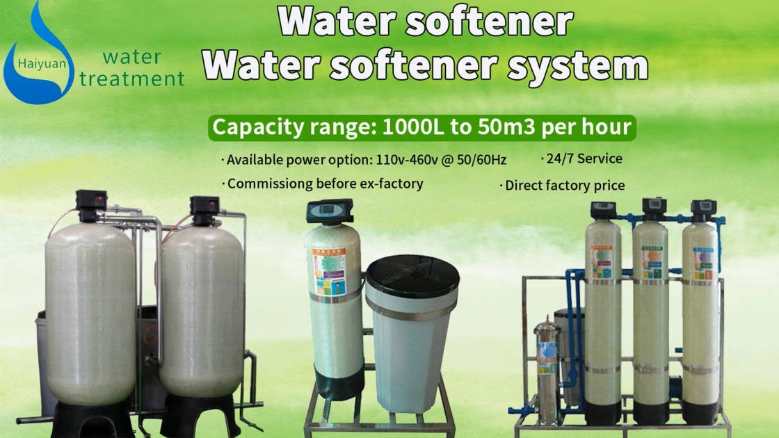 Sistema de ablandador de agua de agua salada PLC Ablandador de agua duro automático para riego