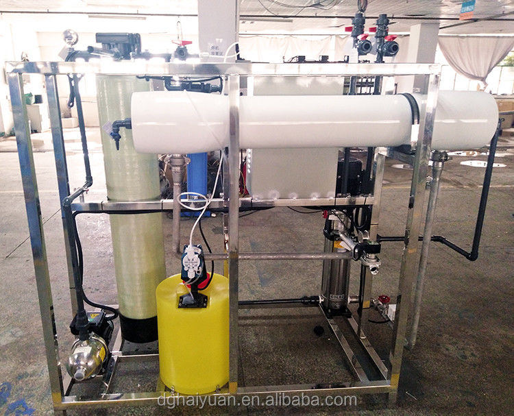 máquina pura automática del agua, agua potable purificada para la comida/la fábrica de la bebida, planta del ro