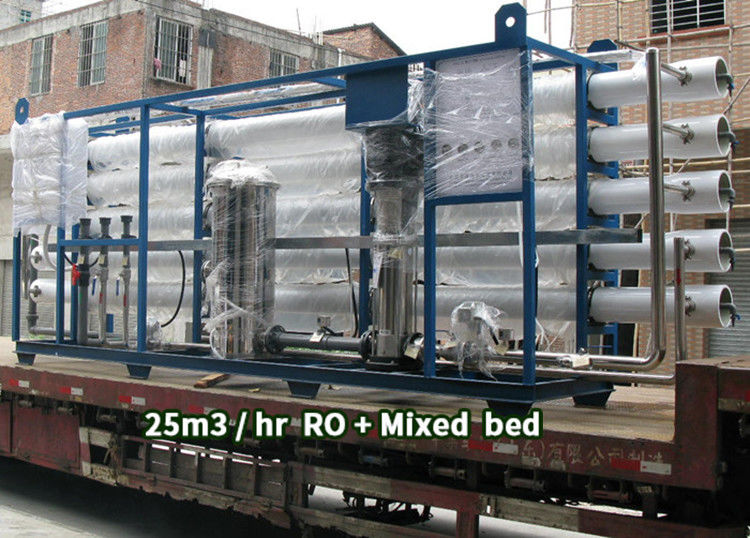10000L/Hour Ion Exchange Water Purification Di Filter que alimenta el agua cruda