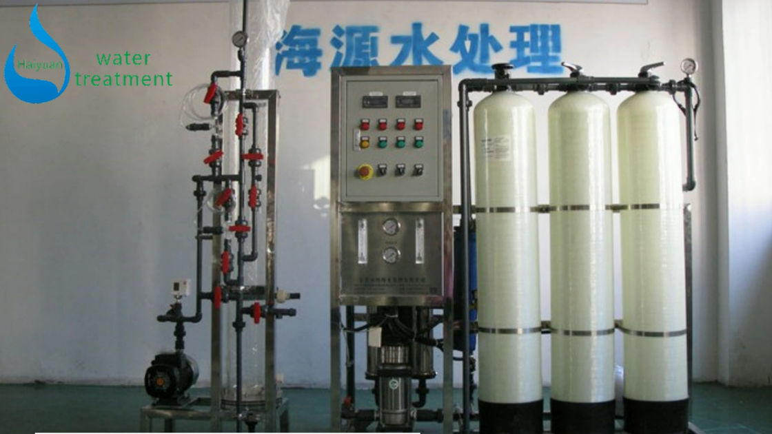 1.5kw desionizó el circuito de agua para el laboratorio 50LPH con PLC Contraol