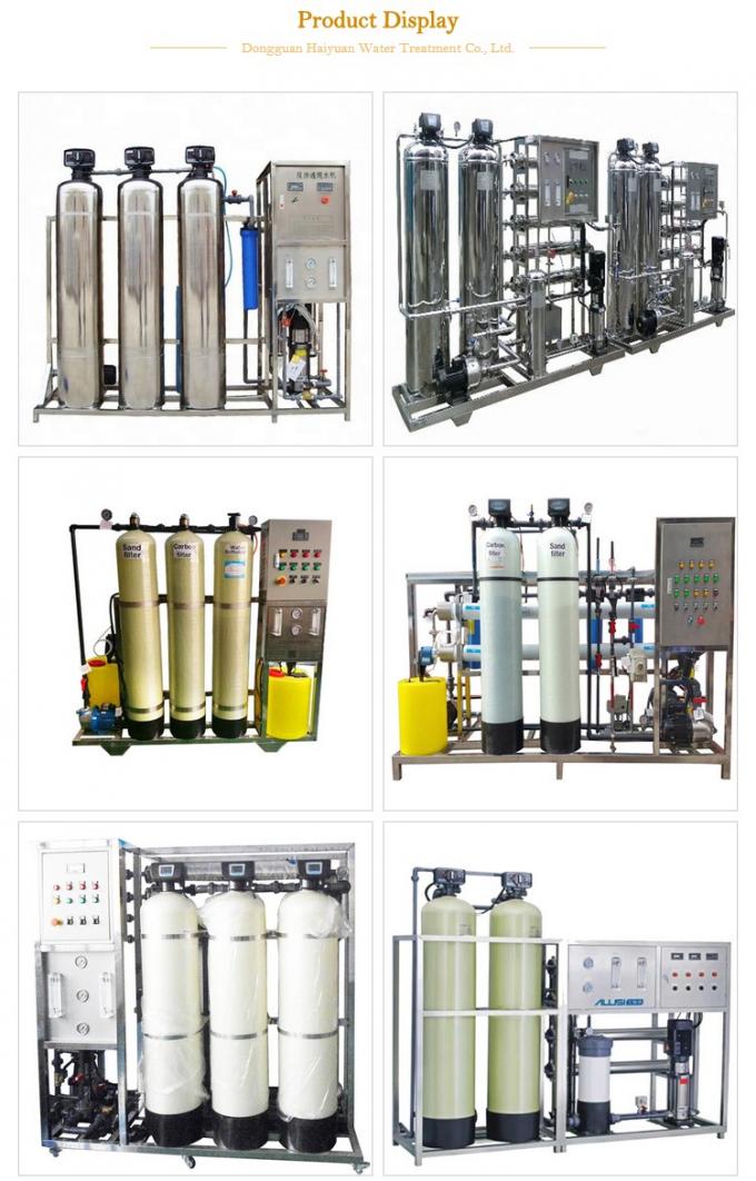 Agua salada purificada comercial de la agua de mar 250LPH a la máquina del agua potable