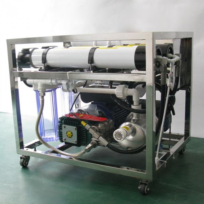 Desalinizadora portátil para el tratamiento de la agua de mar